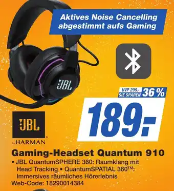 K+B Expert JBL Gaming-Headset Quantum 910 Angebot