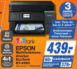 K+B Expert EPSON Multifunktionsdrucker EcoTank ET-4950 Angebot
