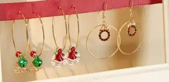 Woolworth Weihnachts Ohrringe Creolen Angebot