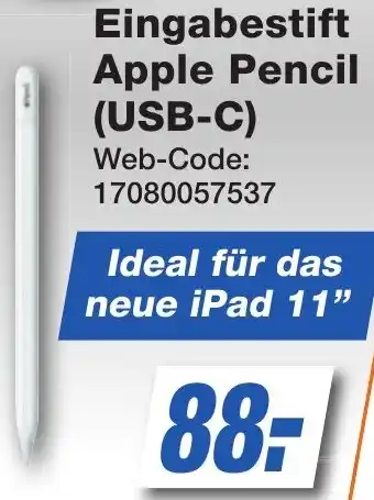 K+B Expert Eingabestift Apple Pencil (USB-C) Angebot