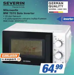 K+B Expert SEVERIN Mikrowelle MW 7570 Solo Inverter Angebot