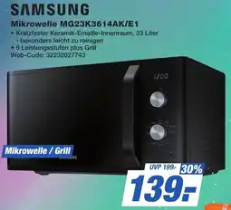 K+B Expert SAMSUNG Mikrowelle MG23K3614AK/E1 Angebot