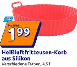 Action Heißluftfritteusen-Korb aus Silikon Angebot