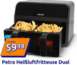 Action Petra Heißluftfritteuse Dual Angebot