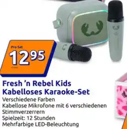 Action Fresh 'n Rebel Kids Kabelloses Karaoke-Set Angebot