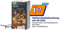 Action Weihnachtsbeleuchtung mit 48 LEDs Angebot