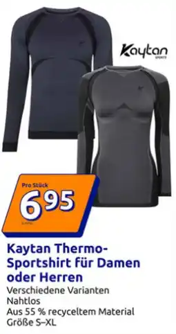 Action Kaytan Thermo Sportshirt für Damen oder Herren Angebot