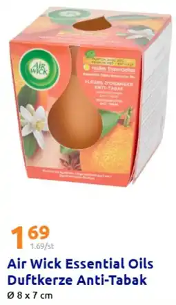 Action Air Wick Essential Oils Duftkerze Anti-Tabak Angebot