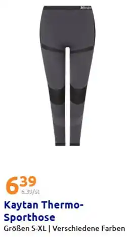 Action Kaytan Thermo Sporthose Angebot