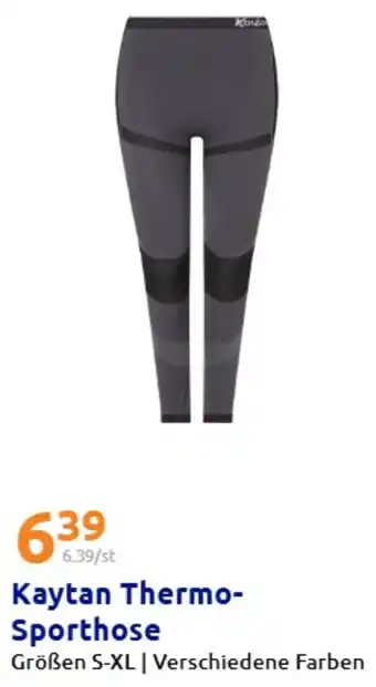 Action Kaytan Thermo Sporthose Angebot