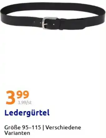 Action Ledergürtel Angebot