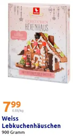 Action Weiss Lebkuchenhäuschen Angebot