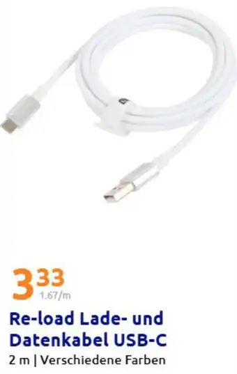 Action Re-load Lade- und Datenkabel USB-C Angebot