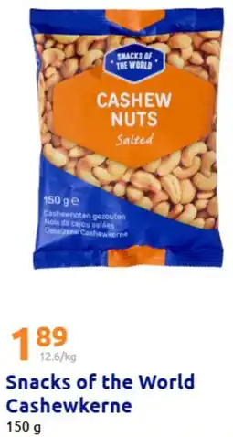 Action Snacks of the World Cashewkerne Angebot