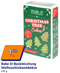 Action Bake it! Backmischung Weihnachtsbaumkekse Angebot