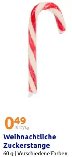 Action Weihnachtliche Zuckerstange Angebot