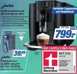 K+B Expert jura Kaffeevollautomat E6 Full Black (EC) Angebot