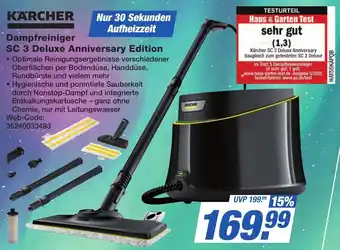 K+B Expert KÄRCHER Dampfreiniger SC 3 Deluxe Anniversary Edition Angebot