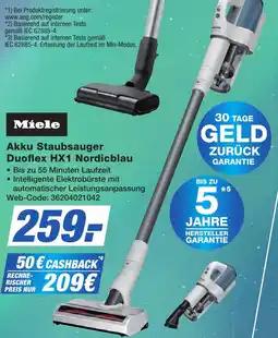 K+B Expert Miele Akku Staubsauger Duoflex HX1 Nordicblau Angebot