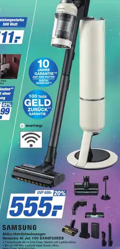 K+B Expert SAMSUNG Akku-Handstaubsauger Bespoke Al Jet 100 EX80F28EES Angebot