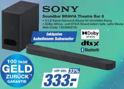 K+B Expert SONY Soundbar BRAVIA Theatre Bar 6 Angebot