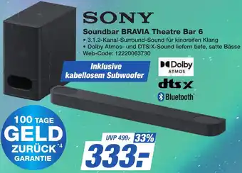K+B Expert SONY Soundbar BRAVIA Theatre Bar 6 Angebot