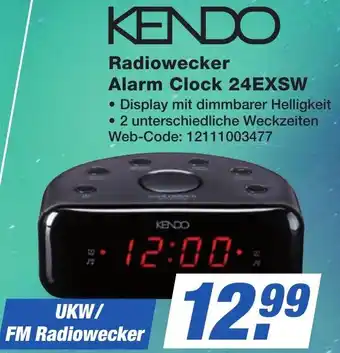 K+B Expert KENDO Radiowecker Alarm Clock 24EXSW Angebot