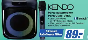 K+B Expert KENDO Partylautsprecher PartyCube 24EX Angebot