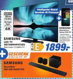 K+B Expert SAMSUNG LED TV GQ75QN94FATXZG Angebot
