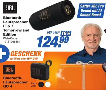 K+B Expert JBL Bluetooth Lautsprecher Flip 7 Tomorrowland Edition Angebot