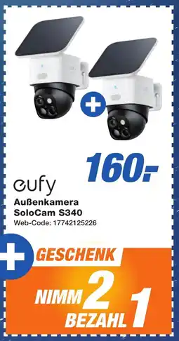 K+B Expert eufy Außenkamera SoloCam S340 Angebot