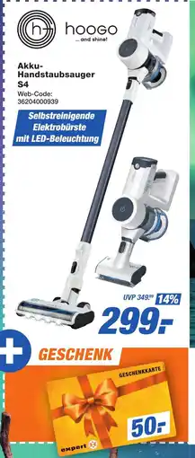 K+B Expert Hoogo Akku Handstaubsauger S4 Angebot