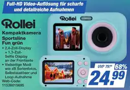 K+B Expert Rollei Kompaktkamera Sportsline Fun grün Angebot