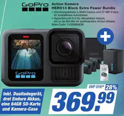K+B Expert GoPro Action Kamera HERO13 Black Extra Power Bundle Angebot