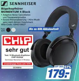 K+B Expert SENNHEISER Bügelkopfhörer MOMENTUM 4 Black Angebot