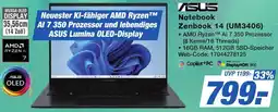 K+B Expert ASUS Notebook Zenbook 14 (UM3406) Angebot