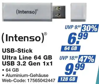 K+B Expert (Intenso) USB-Stick Ultra Line 64 GB USB 3.2 Gen 1x1 Angebot