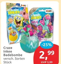 Budni Craze inkee badebombe spongebob Angebot