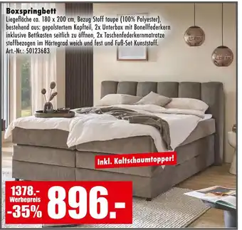 Möbel Mahler Boxspringbett Angebot