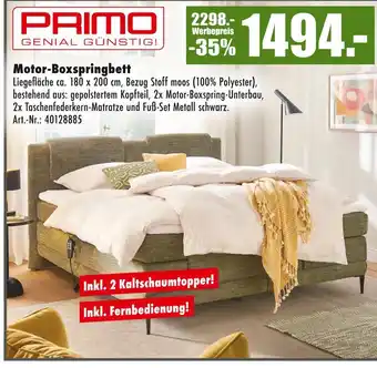 Möbel Mahler Primo motor-boxspringbett Angebot