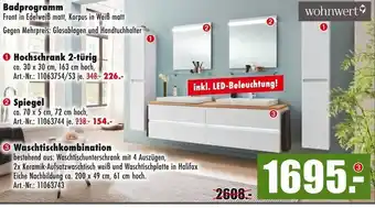 Möbel Mahler Wohnwert hochschrank 2-türig Angebot