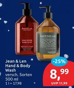 Budni Jean & len hand & body wash Angebot