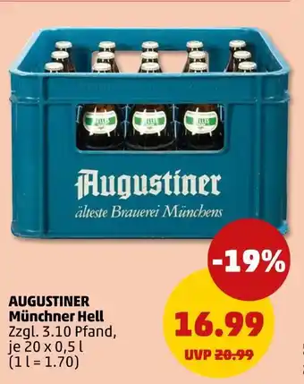 PENNY Augustiner münchner hell Angebot