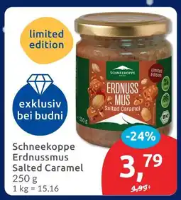 Budni Schneekoppe erdnussmus salted caramel Angebot