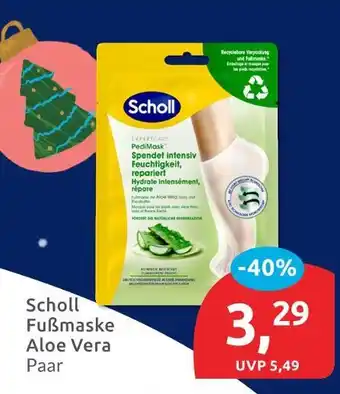 Budni Scholl fußmaske aloe vera Angebot