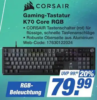 K+B Expert CORSAIR Gaming-Tastatur K70 Core RGB Angebot