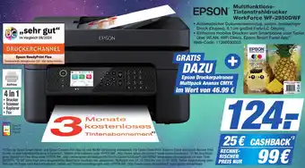 K+B Expert EPSON Multifunktions Tintenstrahldrucker WorkForce WF-2950DWF Angebot