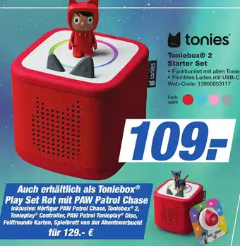 K+B Expert tonies Toniebox 2 Starter Set Angebot