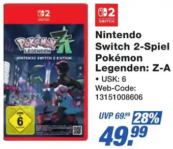 K+B Expert Nintendo Switch 2-Spiel Pokémon Legenden: Z-A Angebot