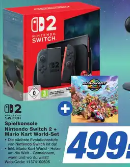K+B Expert Spielkonsole Nintendo Switch 2 + Mario Kart World-Set Angebot